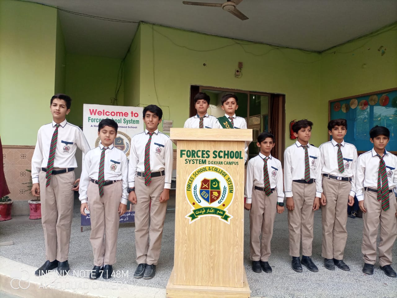 Alhamdulillah – Some random pictures from morning assemblies at Forces School DG Khan Campus